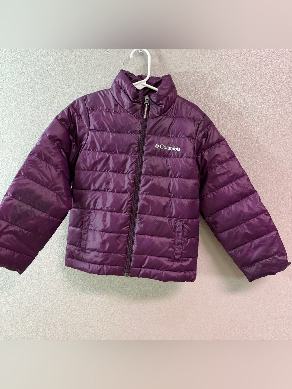 Columbia Girls' Deep Purple Quilted Puffer Jacket